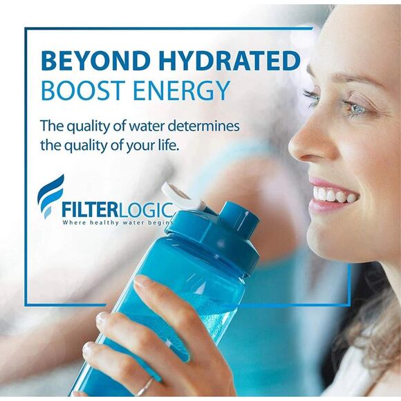 FilterLogic ADQ73613401 Refrigerator 2 Water Filter Replacements for LG® LT800P® - Picture 7 of 8